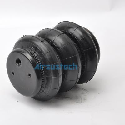 China Universal 3rows Rubber Air Suspension Kits 3B2400 Single Port 1/2NPT Air Springs For Trucks for sale