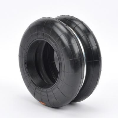 China 0.7Mpa 160mm Yokohama Air Spring S-100-2R Rubber Cross Airsustech F-100-2 Double Cushion for sale