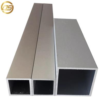 China 6063T5 Profile 6000 Series Industrial Thin Walled Rectangular Tube 15mm Anodized Aluminum Square Tubing Extruded Anodizing /Round Rectangular Pipe for sale