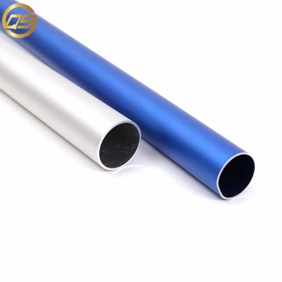 China Industrial Profile Customized Alloy 6061 6063 Bright Dip Anodized 1 Inch Round Aluminum Pipe Coffee Color Color Anodized Aluminum Pipe for sale