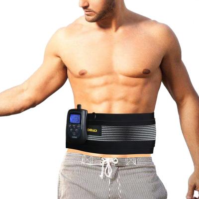 China Abdominal Trainer Belt Abs Stimulator Muscle Toner EMS Smart Ab Stimulator Fitness Body Exerciser for sale