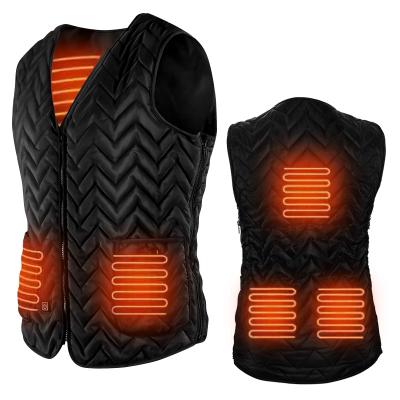 China SUNMAS Heated Vest Breathable Electronic Battery Operated Rechargeable 7.5v Carbon Fiber Adjustable for sale