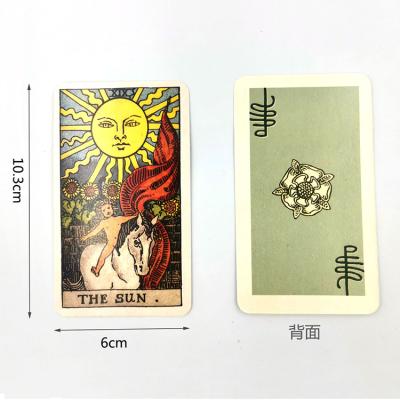 China Tarot Cards Printing Paper PVC Deck Customized Custom Size Gift/Advertising/Tarot Cards With Gold Edges for sale