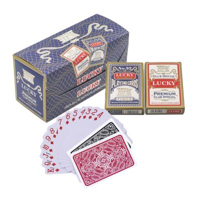 China Gift/Promotion/Advertisement/New Game LUCKY Type Highly Rated Printing And Playing Custom Plastic Card Game for sale