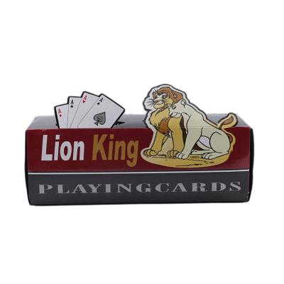 China LION KING LK01 good quality plastic plastic hot selling playing cards wholesale supply for sale