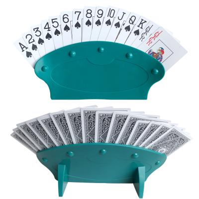 China Custom ABS Plastic Casino Paper Texas Stand Up Em 4 Color Playing Poker Card for sale