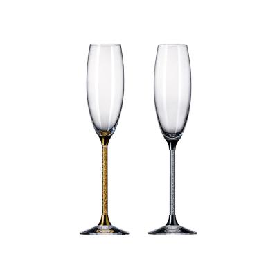 China New Custom Mouth Champagne Glasses Cup Champagne Glass Smooth And Thin Vintage Classic/Postmodern for sale