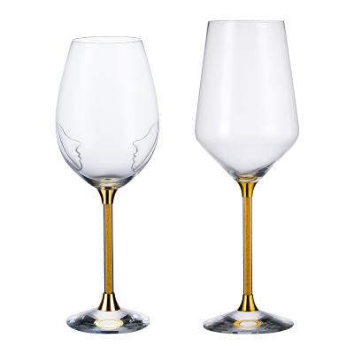 China New Classic/Postmodern Clear Elegant Transparent Wine Crystal Glass For Wedding Event Bulk Volume for sale