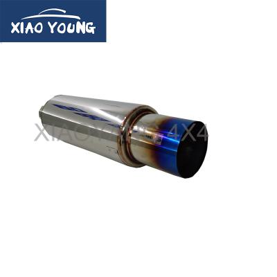 China Stainless Steel 201 Universal 304 Performance Exhaust Pipe Car Muffler for sale