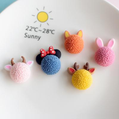 China Chick Bunny Puppy Bear Little Bird Cute Frog Simulation China Resin Diy Handmade Animal Flat Back Charms for sale