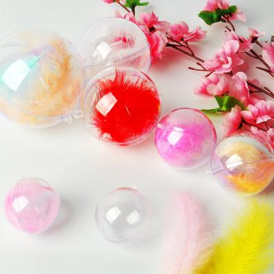 China 14cm Transparent Christmas Clear Acrylic Baubles Hanging Jewelry PS Clear Acrylic Balls 8cm 10cm 12cm for sale