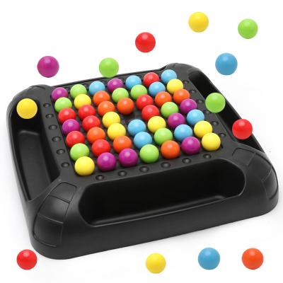 중국 Rainbow Ball Early Competitive Purchasing Chess Board Toy Game Fun Educational Board Game Children Rainbow Ball 판매용