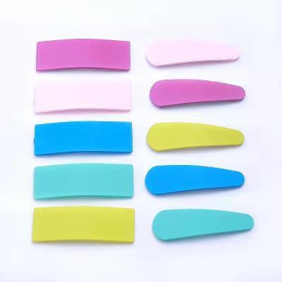 China Atmosphere grind maiden hair clip blow back popular contracted arenaceous material clip main clip hair accessories for sale