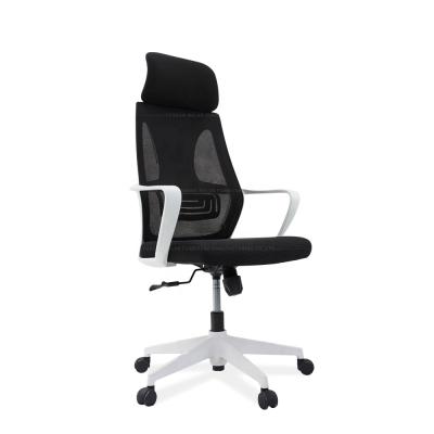 China MALAN A202A Adjustable Modern Simplicity White Swivel Office High Back Mesh Chairs (Height) for sale