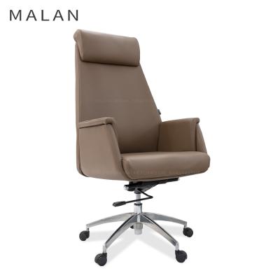 China Office Chair Boss Manager Chair PU Boss Office Luxury Comfortable Leather Chair (Size) High Back High Quality Adjustable for sale