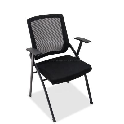 China Wholesale Cheap Mesh School Training Room Back Foldable Visitor Chair Foldable for sale