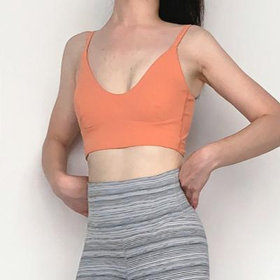 China High Strength Sustainable Quality Breathable Woman Sports Yoga Guaranteed Backless Bra for sale