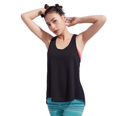 China Breathable Fine Quality Women Sports Fitness Yoga Top Running Training Vest for sale