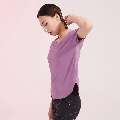 China New Type Fashion Breathable Women's Short Sleeve Ladies Sports T-shirt for sale