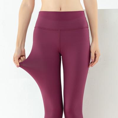 China Fitness Women High Waist Tight Cropped Leggings Pants Breathable Fit Yoga Pants for sale