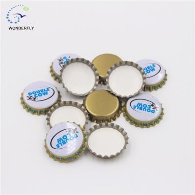 China Non Spill High Temperature Bottle Crown Metal Corks With Logo for sale