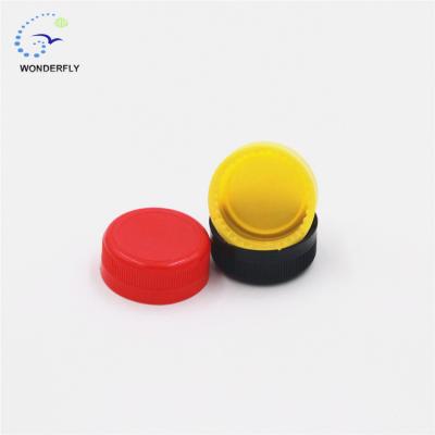 China Wonderfly 38mm Pilfer Proof DIA Screw Plastic Cap and HDPE Drink Cap for sale