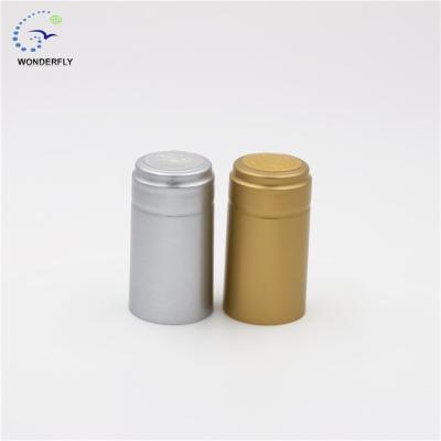 China Non-Refillable Factory Deal PVC Wine Heat Shrink Sleeve Bottle Direct Seal Cap for sale