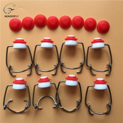 China Non Spill High Quality Swing Top Caps /flip top metal caps for beer glass bottle for sale