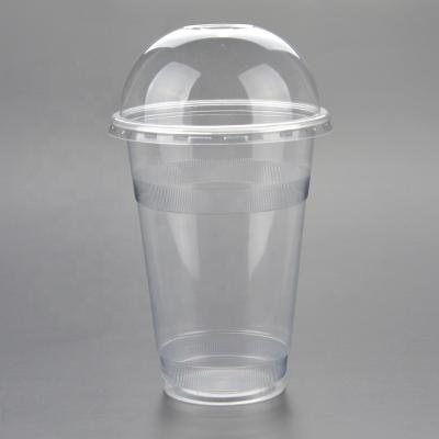 China Disposable PP Juice Drink Water Cup For Party With Lid 18 Oz for sale