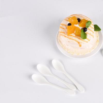 China Plastic Spoon Weight 2.6g Small Spoon Mini Spoon PLA for sale