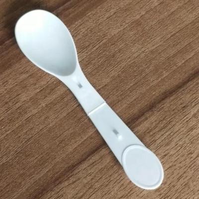 China Spoon Weight 1.1g Plastic Mini Spoon PP Disposable Spoon for sale