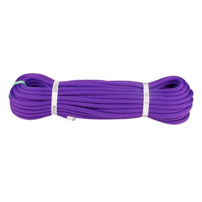 China Hot sale 8.7mm 9.8mm 10.5mm high strength braided polyester climbing rope 11mm 30l for sale