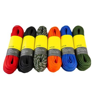 China Outdoor Mountaineering and Climbing High Altitude Operation Safety Protection Dynamic Escape Rope 30l for sale