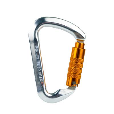 China Aluminum alloy zoutianya brand pear shaped aluminum climbing carabiner for sale