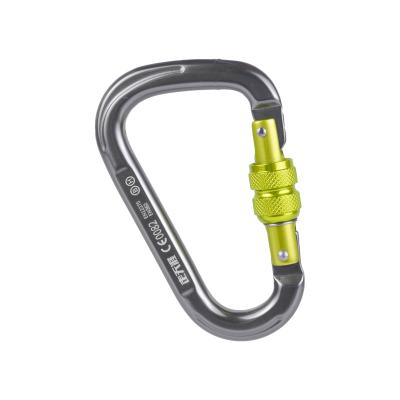 China Aluminum alloy zoutianya brand pear shaped aluminum climbing carabiner for sale