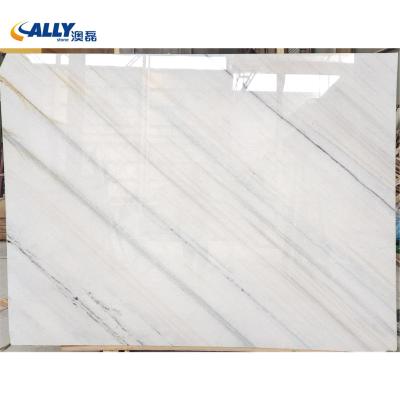 China Modern China Marble Mine New Panda White Marble Slab For Luxury Wall Flooring Tiles for sale