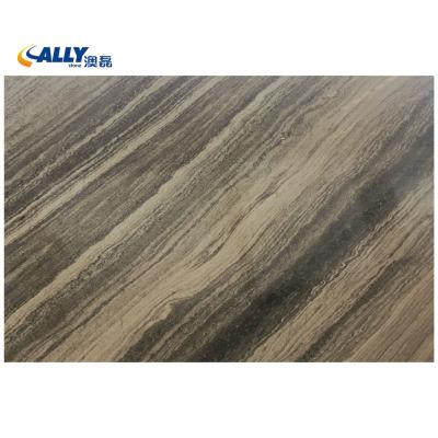 China Modern China Gray Sandwood Gray Marble Polished Wood Slabs For Interior Flooring Natural Stone for sale