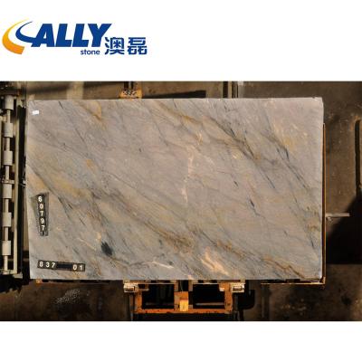 China Modern Natural Luxury Stone Big Aurola Blue Marble Slabs for Background, Table and Tile, Blue Stone Marble for sale