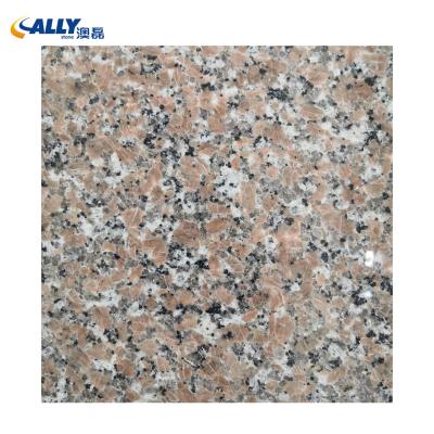 China Modern Allystone Customized Pink Stone Granite Staircase Design Indoor Outdoor Natural Granite Granite Treads and Risers for sale