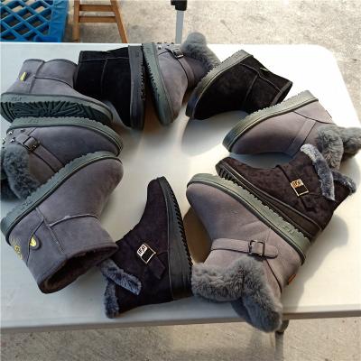 China New fashion snow boot low-key bread shoes, winter cotton thick warm shoes for sale