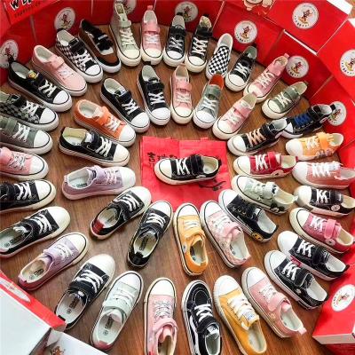 China Wholesale Cheap Children's Canvas School Casual Shoes Fashionable Canvas Shoes Student Soft Flat Shoes for sale