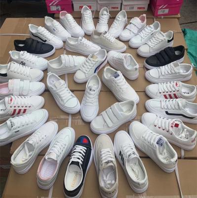 China Rubber women's shoes in stock, sports shoes factory direct young girls white shoes in stock for sale