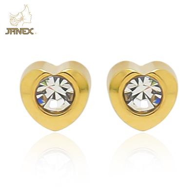 China CLASSIC Professional Piercing Star Flower Heart 316L Steel Body Surgical Jewelry Unisex Stud Earring for sale