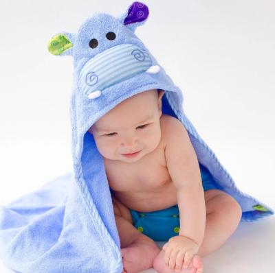 China Large Size Bamboo Absorbent Towel Newborn Baby Hooded Bath Towel for sale