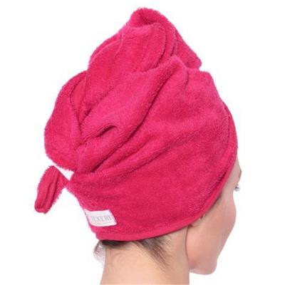 China Custom Bamboo Fiber and Cotton Hair Warp Towel Absorbent Sponge Towel Hair Turban Towel Bamboo Wrap for sale