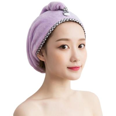 China Turban QUICK DRY Quick Dry Towel Microfiber Hair Absorbent Hair Dryer Towel for sale