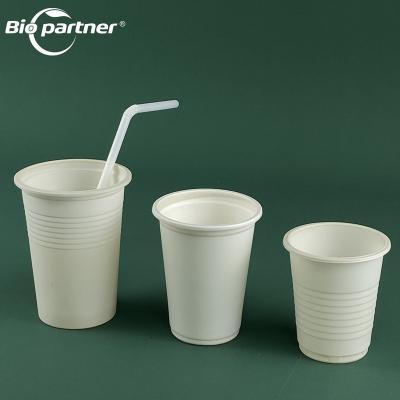 China AH14 Viable Biodegradable Disposable 1 Ounce Eggnog Beer Cocktail Wine Shot Communion Cup & Dish for sale