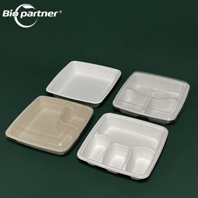 China AK11 Customizable Microwavable Disposable Bento Take Out Food Container Custom Luxury Eco Friendly Lunch Box for sale