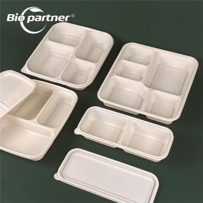 China 15%off Promotion 15%off Disposable Biodegradable Meat Chicken Sushi Cornstarch Tray Food Chipy Tray Y06 for sale