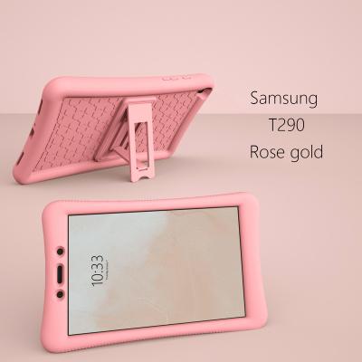 China Simplicity For Samsung t290iPad Protective Case Silicone +PC With Anti-falling Bracket Samsung Taba8.0t295 Protective Case for sale